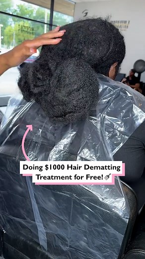 Doing $1000 hair treatment for free! 🥹 🎥: TT/hiiki_hair | Four Nine