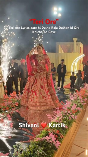 Best Bride Recaption Entry Dance | Teri Ore | Best Bollywood Bride & Groom Entry #horizoncrew