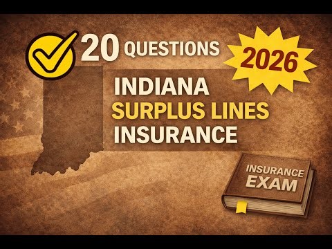 Indiana Surplus Lines Insurance Practice Exam - 20 Questions Free