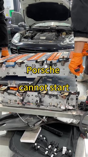 Hu jie Ev Hybrid Repair on Instagram: "Porsche hybrid cannot start, and the fault code indicates a high-voltage battery fault. Many technicians have conducted voltage balancing and internal resistance testing on the battery, but the problem has not been solved. We quickly found the cause of the fault by testing the battery capacity. Repairing batteries requires professional equipment. #EVRepair #BatteryRepair #Porsche"