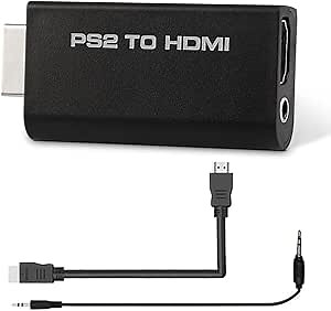 Amazon.com: TIMEJONS PS2 to HDMI Converter, Supports 720p/1080p HDTV, Includes HDMI and 3.5mm Audio Cable : Electronics