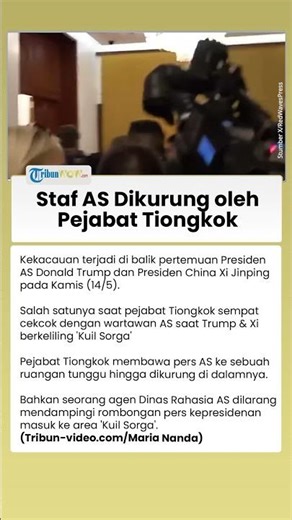 Geger di 'Kuil Sorga'! Staf AS Dikurung Oleh Pejabat Tiongkok saat Pertemuan Xi Jinping dan Trump