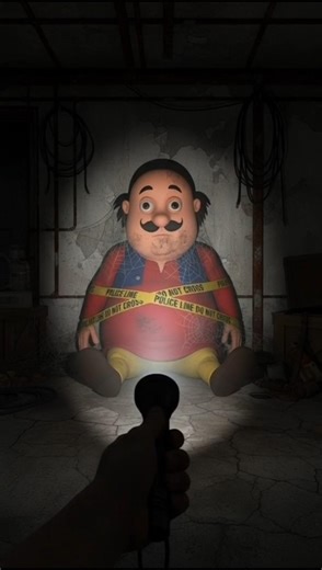Motu Patlu Aahat Horror Version 😱 | Bhutiya Cartoon #shorts