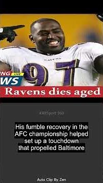 Ravens Legend Arthur Jones Passes Away at 39—A Sports Family Tragedy