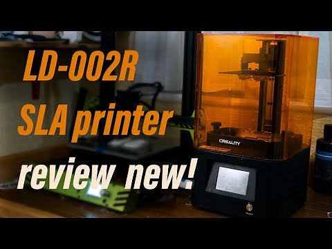 Creality LD-002R SLA printer review, resin & setup Elegoo Mars killer