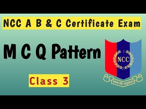 🔥 NCC A, B & C Certificate Exam 2026 | Most Important MCQs Part 3 | 100% Expected Questions