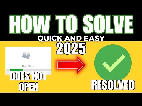 ROBLOX NOT OPENING? FIX IT NOW IN 2025!