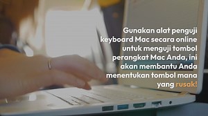 Penguji Keyboard Mac Menguji Tombol MacBook Anda