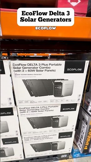 ✨ Costco just dropped a MAJOR power upgrade! The EcoFlow Delta 3 Solar Generator Combo ⚡️