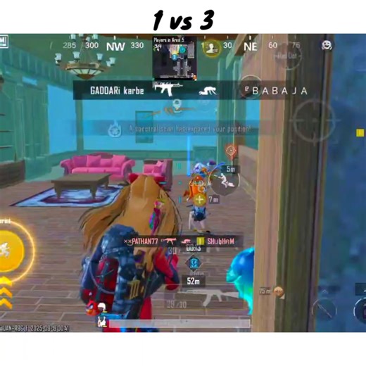 bgmi pubg pubgmobile 1 vs 3 🔥🔥🔥 #bgmi #pubg #shorts #viral #trending