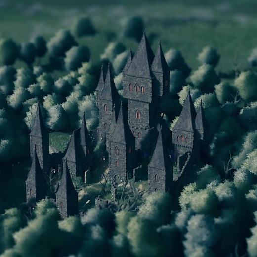 Dark Fantasy Art: Captivating Medieval Castle Designs