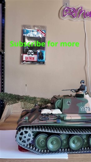 RC Tank vs Tomato 🍅 | Heng Long Panther Crush Test #Shorts