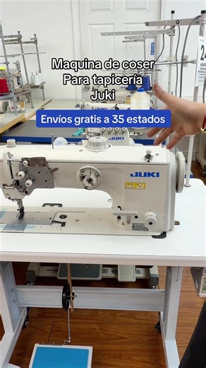 Maquina de coser juki JUKI LU-2810AS Single Needle Heavy Duty Unison Feed Walking Foot Sewing Machine Assembled with Servo Motor, Table and Stand Included $4,465 Suprasewing.com #juki #sewingmachine #suprasewing #jukisewingmachine