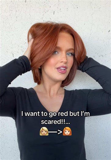 Omggg get @claudiahatchh red hair color formula on habiteduation.com! @Tanzie Brague @Hair By Kate🌵☀️ @katemariehair @Hairbyallih @Hairbybrittah #red #transformation #hair #hairtok #redhair