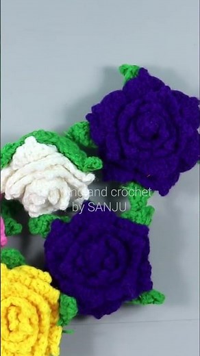 DIY Crochet Rose 🌹 Step-by-Step Flower Tutorial