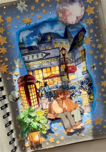 Creating a Magical Evening Scrapbook