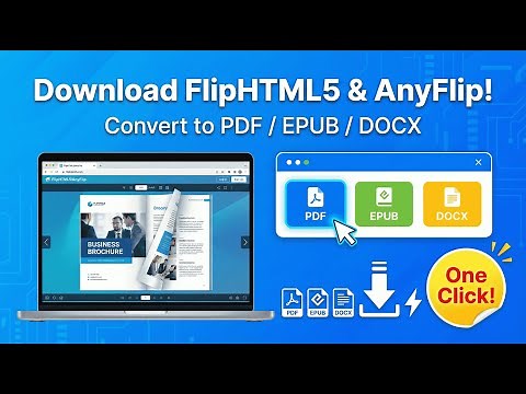 How to Download FlipHTML5 & AnyFlip Flipbooks as PDF, EPUB or DOCX (Full Guide)