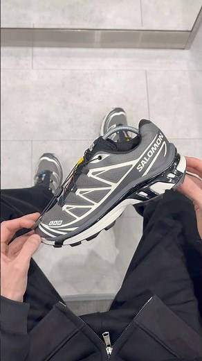 Salomon XT-6 Black/Castlerock 👟, all sizes available in-store and online! #sneakers #salomon