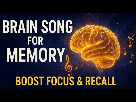 The Brain Song for Memory – 40Hz Gamma + 528Hz Healing Frequency (Focus & Clarity)