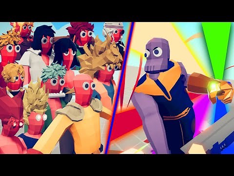 THANOS VS EVERY ANIME UNITS | TABS - Totally Accurate Battle Simulator