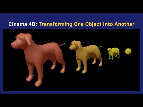 Cinema 4D: Transforming One Object Into Another