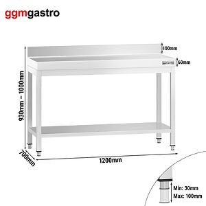 [Hot Item] Stainless Steel Work Table Premium Kitchen Table with Basic Background