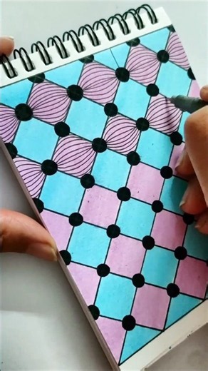 Zentangle art for beginners #zentangle #art #zenpatterns #drawing #doodle #easy #fyp #trending #diy