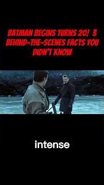 Batman Begins Turns 20! 3 Behind-the-Scenes Facts You Didn’t Know #batmanbegins #christianbale #dc
