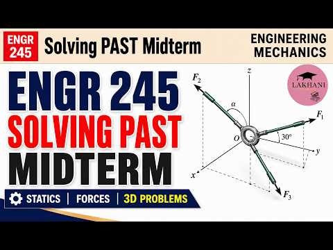 ENGR 245 Past Midterm Walkthrough | Concordia Statics Exam Prep