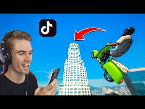 Recreating VIRAL GTA 5 STUNTS On Tik Tok! #34