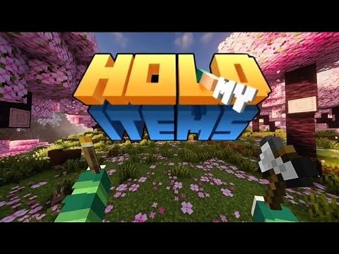 Hold my items RELEASE -First person animetion mod for Minecraft (Java)