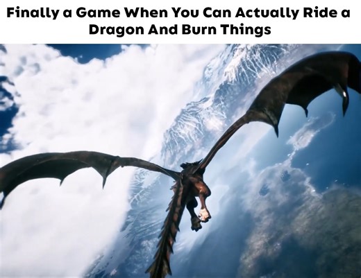 1M views · 15K reactions | Finally a Game When You Can Actually Ride a Dragon And Burn Things | RTX GAMER | Facebook