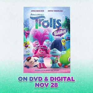 The all-new animated-special, Trolls Holiday, featuring the voices of Anna Kendrick and Justin Timberlake is coming to DVD & Digital! | Trolls