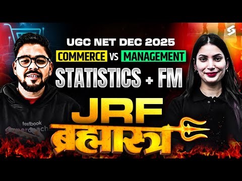UGC NET Commerce Vs UGC NET Management Marathon | Statistics + FM By Shubham Sir & Yogita Mam