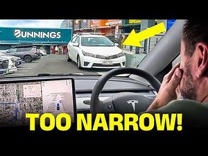Tesla Full Self Driving tested in Australia...and Bunnings! The good and the bad...
