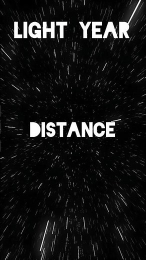 A light year is not time… it’s distance! 🌌#space #information #science #sciencefacts