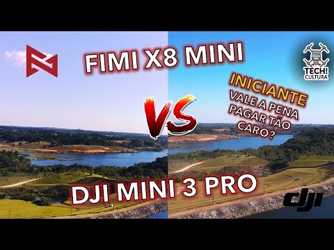 Fimi X8 Mini vs DJI Mini 3 - Comparativo de Imagens - Vale a pena pagar tão caro no Mini 3 Pro?