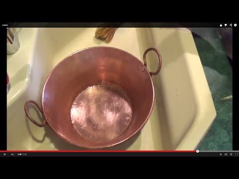 How to clean copper