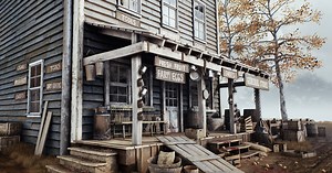 Old Western General Store in UE4