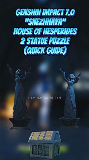 Snezhnaya | Statue Puzzle House of Hesperides | Genshin Impact 7.0 #genshinimpact #genshinguide