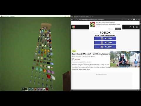 Every Block in Minecraft (Unedited/Uncut)