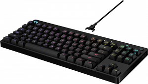 Logitech G Pro Gaming Μηχανικό Πληκτρολόγιο Tenkeyless με GX Blue διακόπτες και RGB φωτισμό (Αγγλικό US)