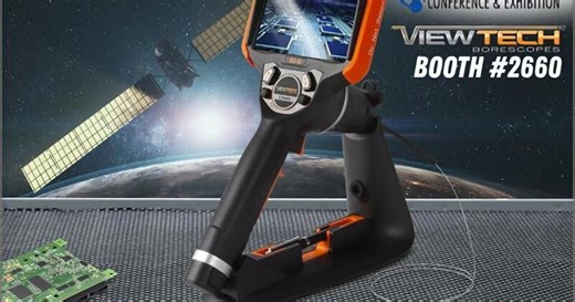 ViewTech's video borescope on display at Satellite 2026 Conference and Exhibition, Booth #2660