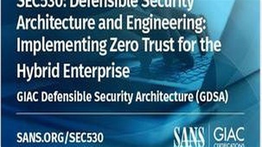 SANS - SEC530 Defensible Security Architecture and Engineering Videos part1