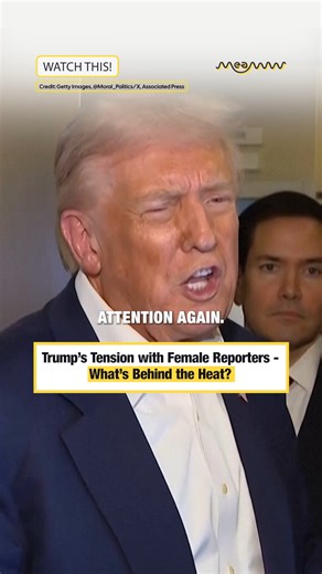 Trump’s Tension with Female Reporters - What’s Behind the Heat? Trump’s interactions with female reporters are sparking conversation again. #Trump #Reporters #Press #Politics #Media | MEAWW
