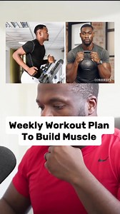 Weekly Workout Plan To Build Muscle You are going to be doing 4 workouts a week Monday & Thursday are leg days Tuesday & Friday are full upper and core days Do 4 sets of each exercise till failure Leg Day Workouts: -Squats -Leg Press -Lunges Upper Body Workouts: -Bench Press -Lat Pulldowns -Military Press -Bicep Curls -Tricep Extensions -Sit-ups or Leg Raises 🚨- For 1 on 1 coaching DM me “COACH”. #bybs #betteryoubettersociety #fitness | Better You Better Society