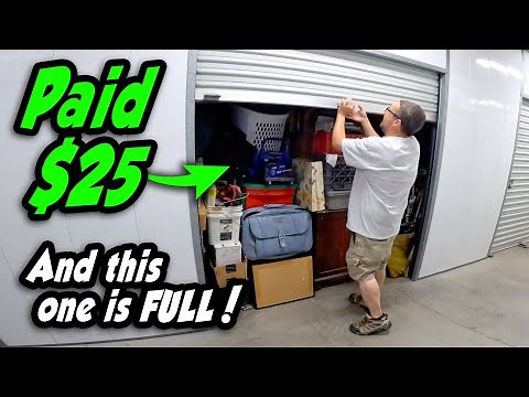 Packed FULL tool locker! Paid just $25 at the storage auction and it looks like a handyman owned it.