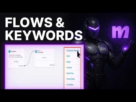 How to Create Flows and Keywords on ManyChat Messenger (2026) | Step By Step Setup