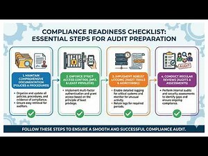 Compliance Readiness Checklist | Audit Preparation & Security Controls