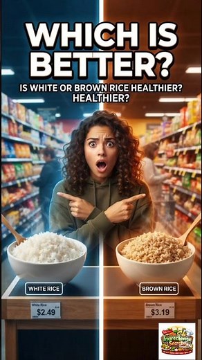 White Rice vs Brown Rice 🍚 | Which One Is Actually Healthier?